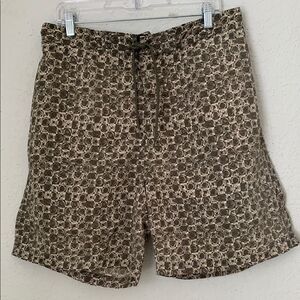Trader Bay Men's Swim Trunk Shorts Elastic Drawstring Size L